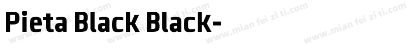 Pieta Black Black字体转换